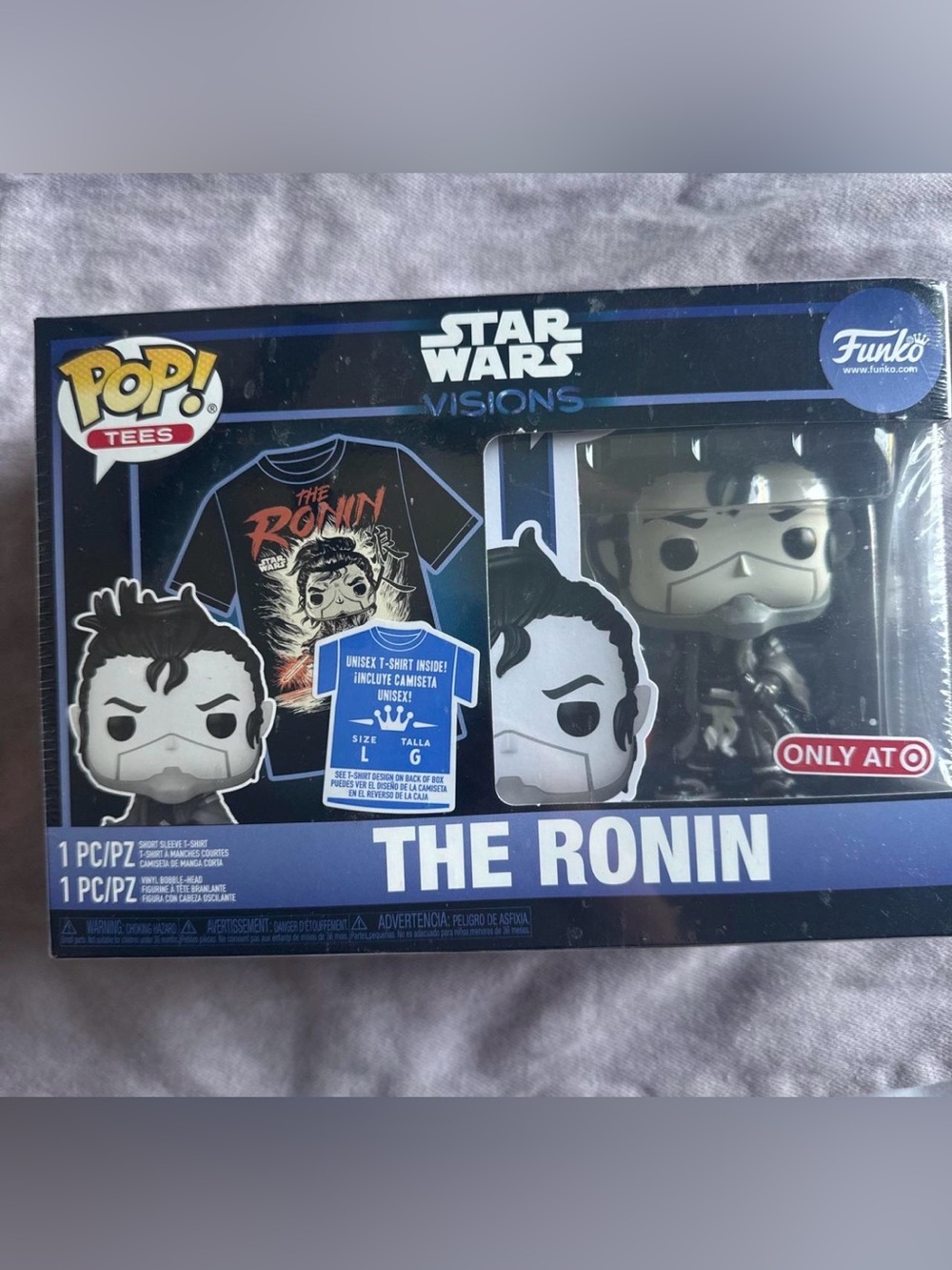 Funko Black and Red Star Wars Visions The Ronin Tee Pack